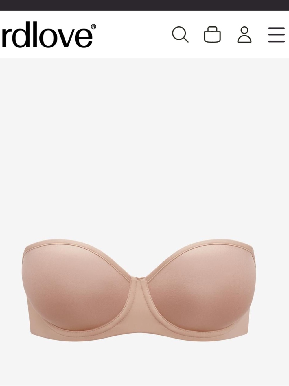 Thirdlove 24/7 classic strapless bra
